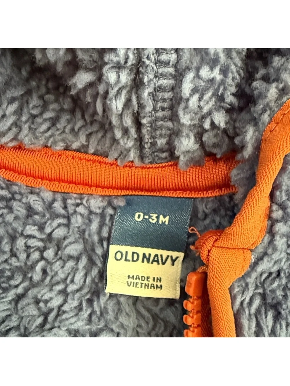 Old Navy Unisex Hooded Sherpa One-Piece for Baby